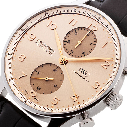IWC IW371624 文字盤とケースの別角度
