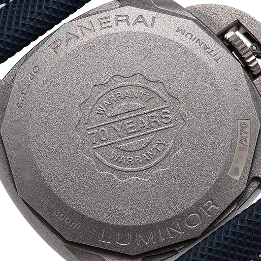 パネライ PAM01117 裏蓋の刻印