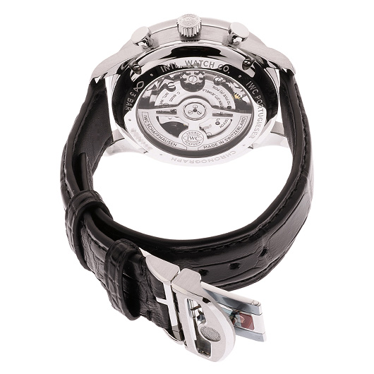 IWC IW371624 裏蓋とベルトの全体